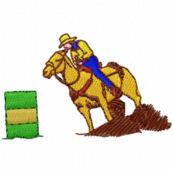 Horses Embroidery Design 8